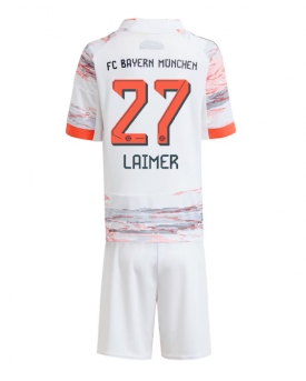 Billige Fotballdrakt Bayern Munich Konrad Laimer #27 Replika Bortedraktsett Barn 2025-26 Kortermet (med bukser)